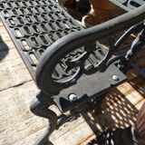 Cast iron bench