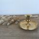 Brass cellar rat candle holder