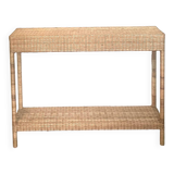 Wicker console