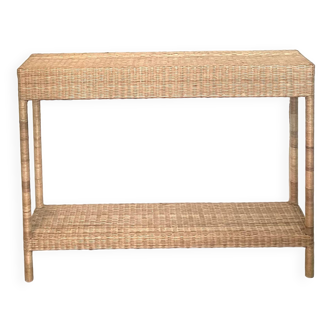 Wicker console