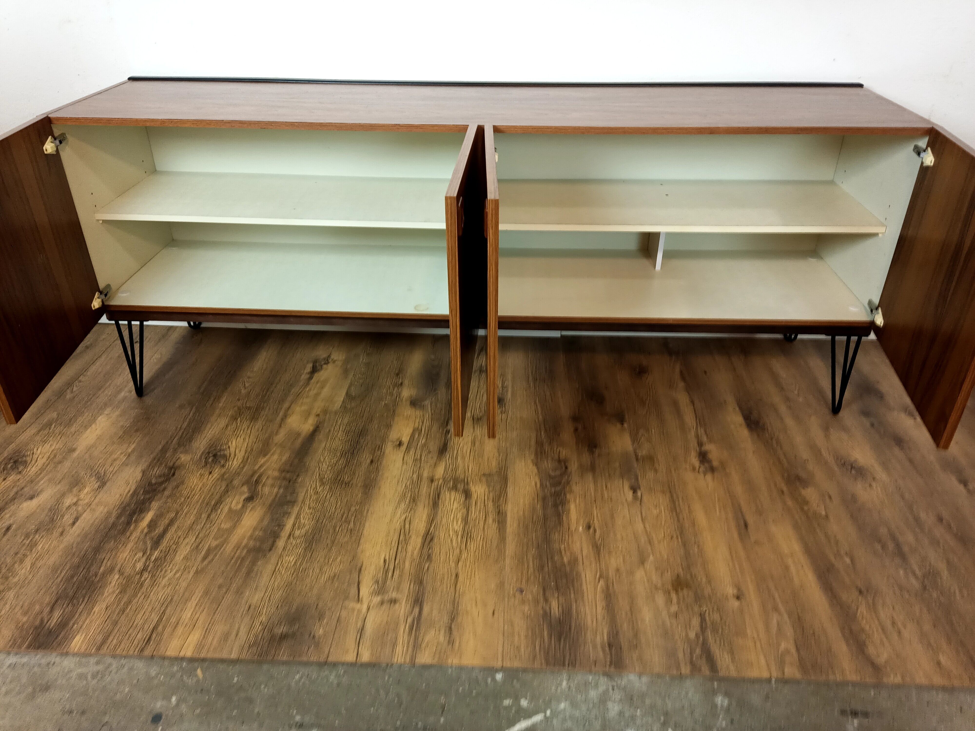 Scandinavian pinfoot sideboard