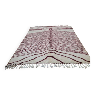 Handmade wool Berber rug 250x150 cm