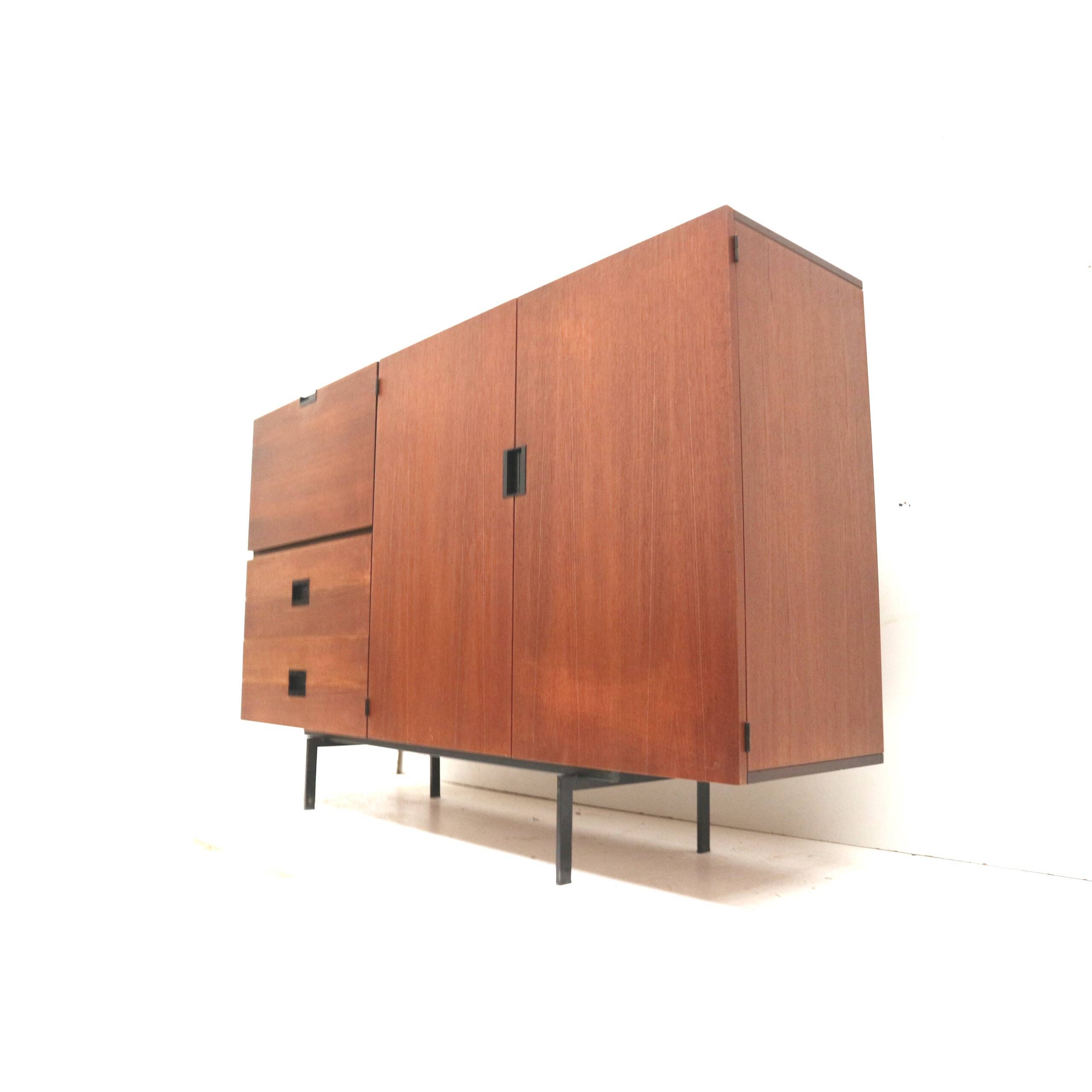 Vintage sideboard / wall unit Model CU09 from the Japanese Series by Cees Braakman from Pastoe from