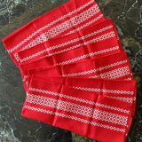 Set of six napkins in cotton / vintage linen