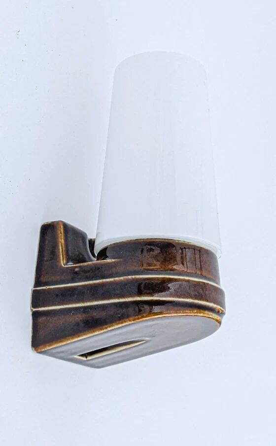 IFÖ 6080 - Sigvard Bernadotte - brown porcelain - Sweden 1960s