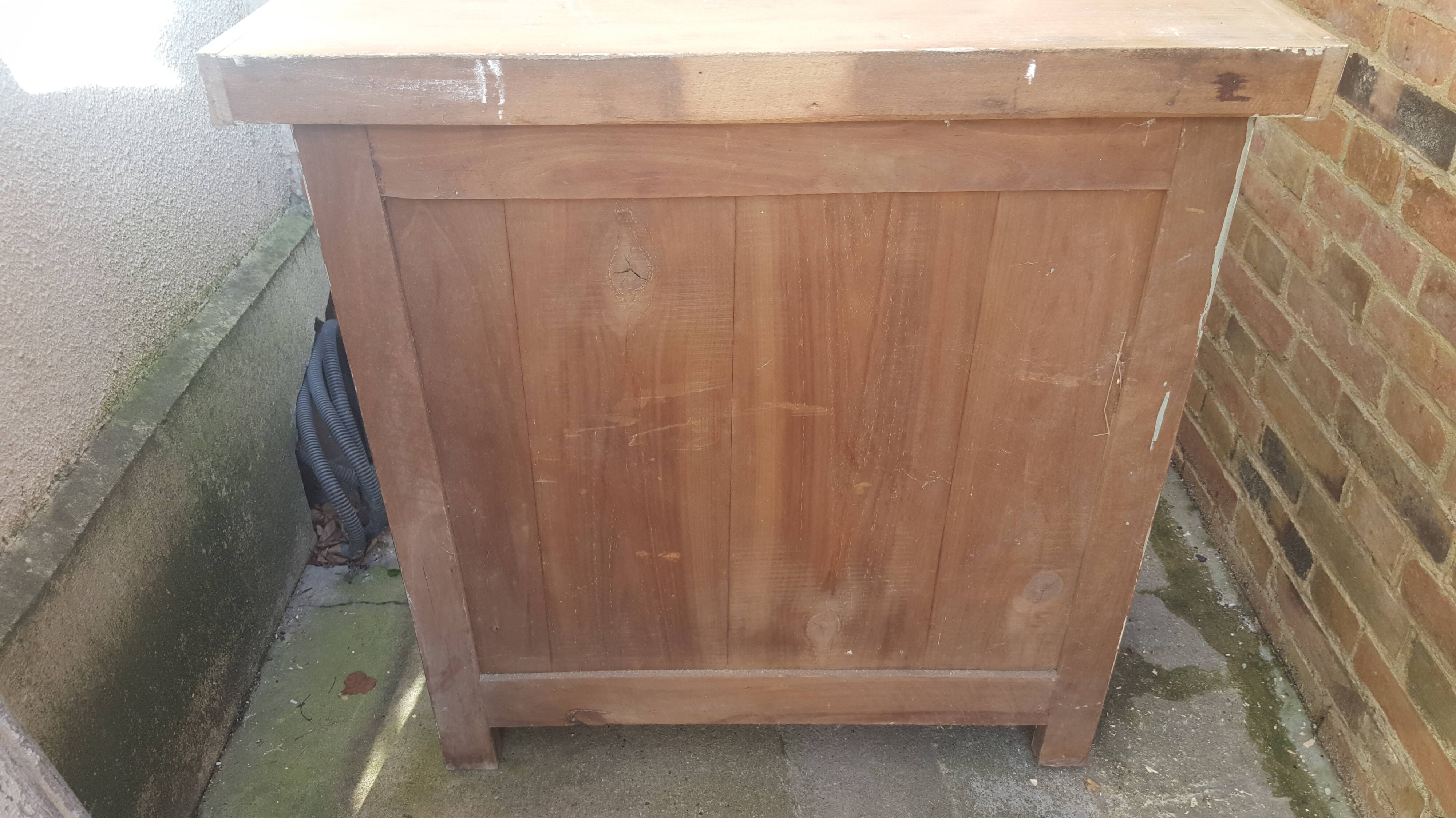 Parisian buffet billot natural patina