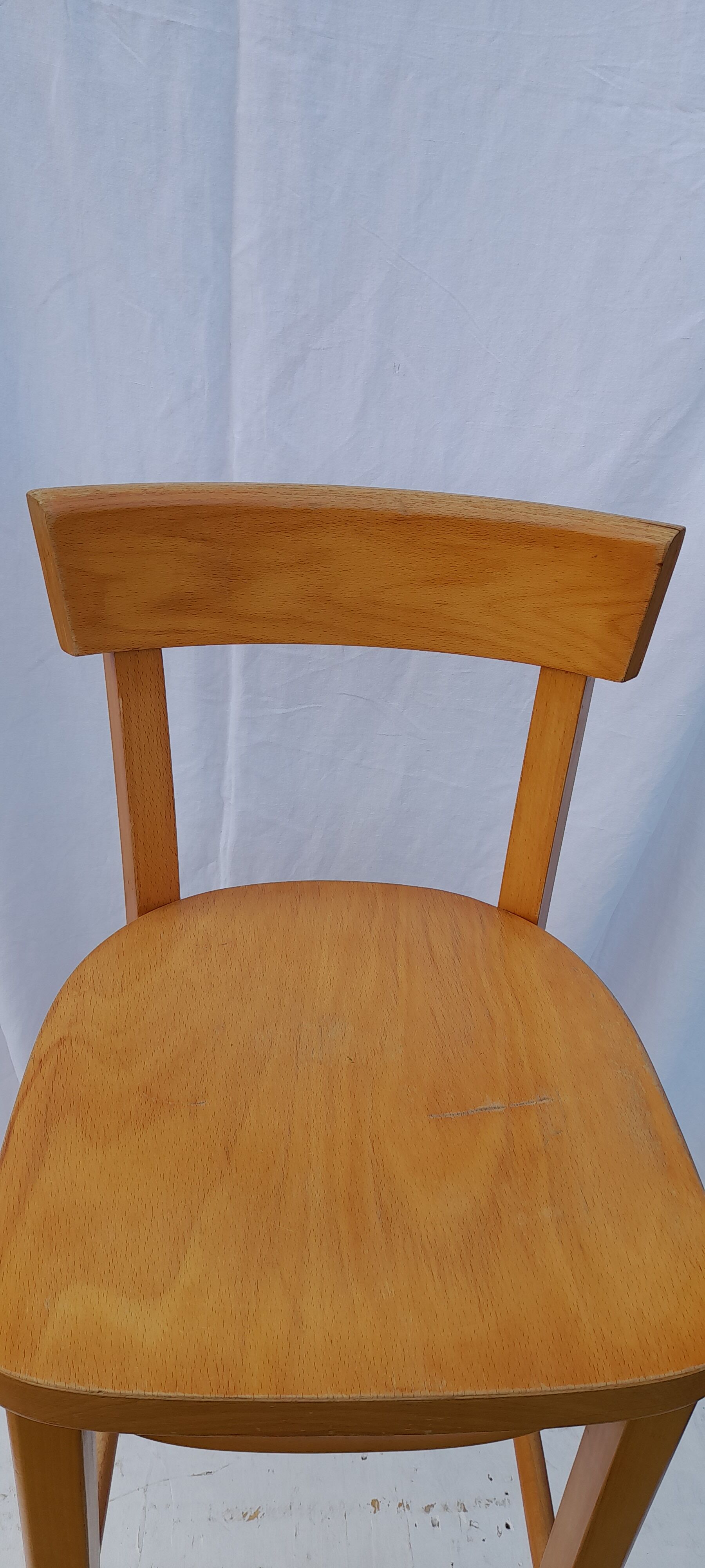 2 chaises bistrot de bar H 103,5 cm