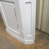 fire post cabinet of the old French bank in oak