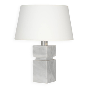 Lampe en marbre de carrare