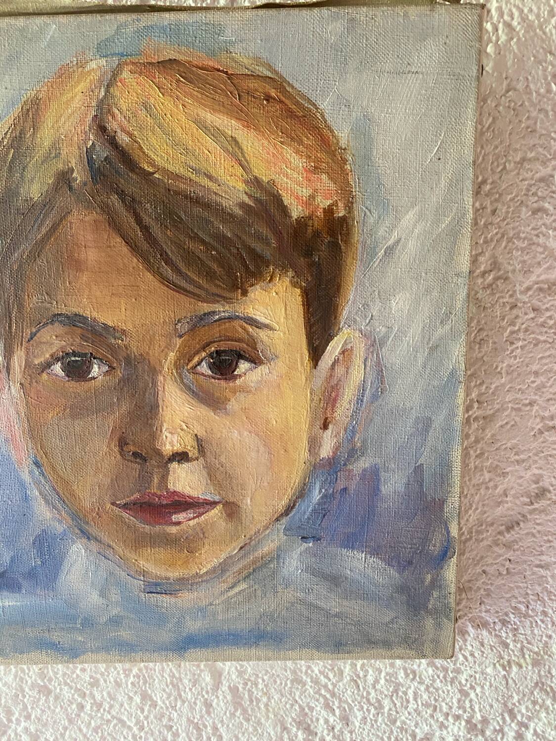 Old oil portrait