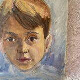 Old oil portrait