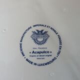 6 plates Acapulco Villeroy & Boch years 70