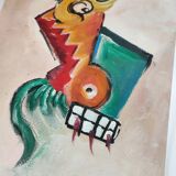 Peinture à l' acrylique expressionniste