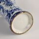 Antique earthenware vase from Gien, France, 18th century.