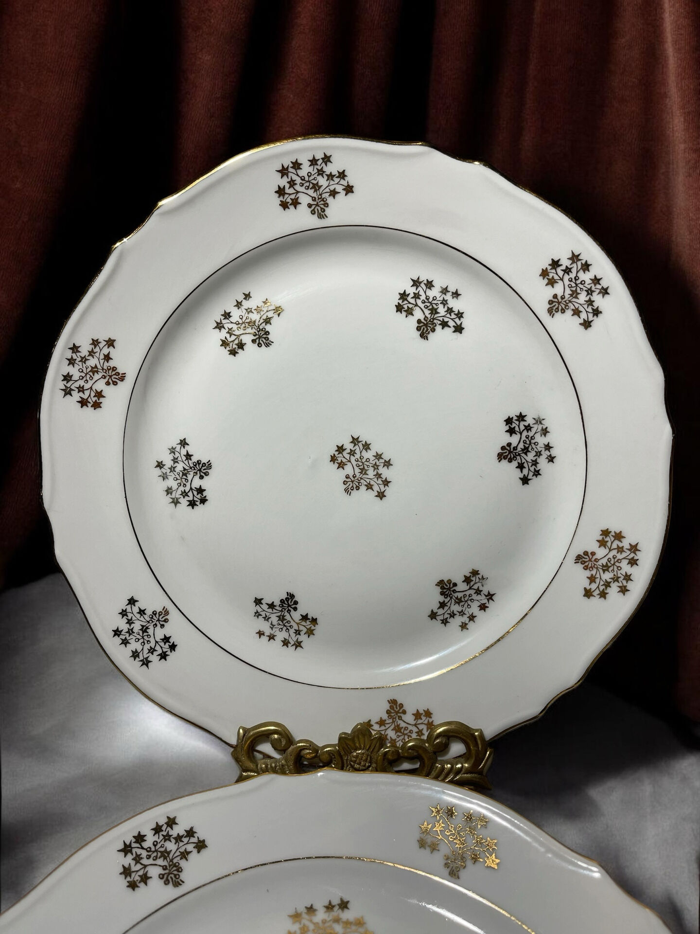 6 vintage Limoges porcelain plates – Pasta & Enamels – Decor of