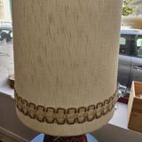 Fat lava ceramic lamp