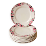 Dessert plates from Saint Amand