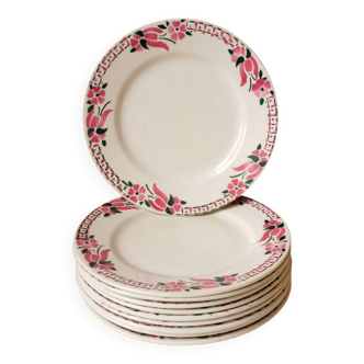 Dessert plates from Saint Amand