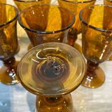 BIOT style stemmed glasses