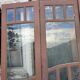 4 Art Nouveau partition doors + transom