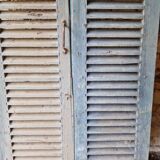 Pair of old wooden shutters