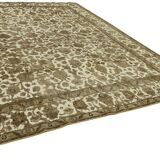 Hand-Knotted Persian Antique 1970s 298 cm x 398 cm Beige Wool Carpet