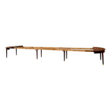 Table de salle à manger en acajou massif d’époque Louis XVI XVIII eme