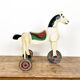 ntique tricycle en bois cheval cheval-vélo