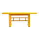 Yellow Lacquered Mcguire Console With Flip-Top Surface – San Francisco, 197