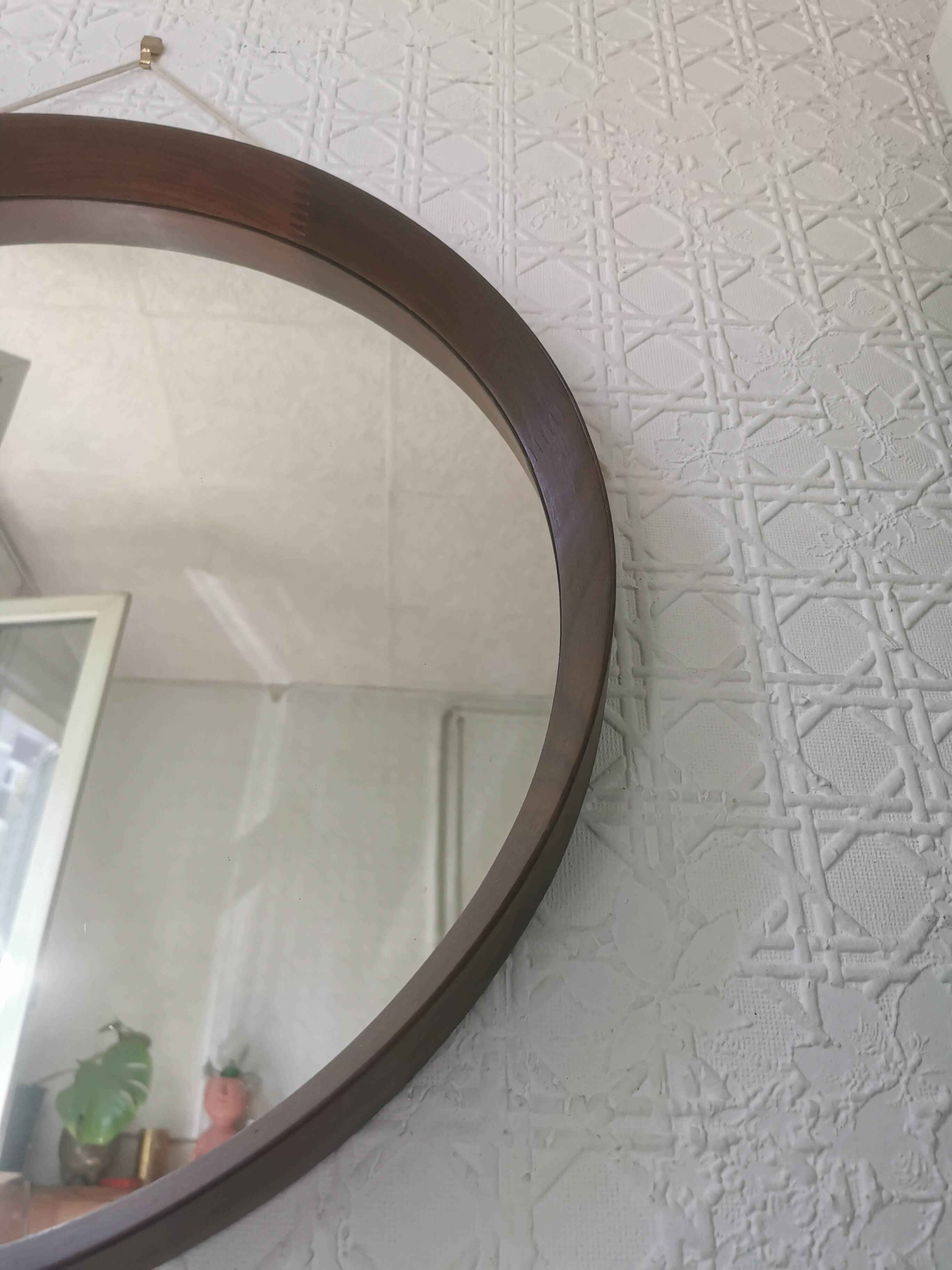 Miroir italien en palissandre