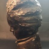 Beethoven bust in patinated plaster by Limousin