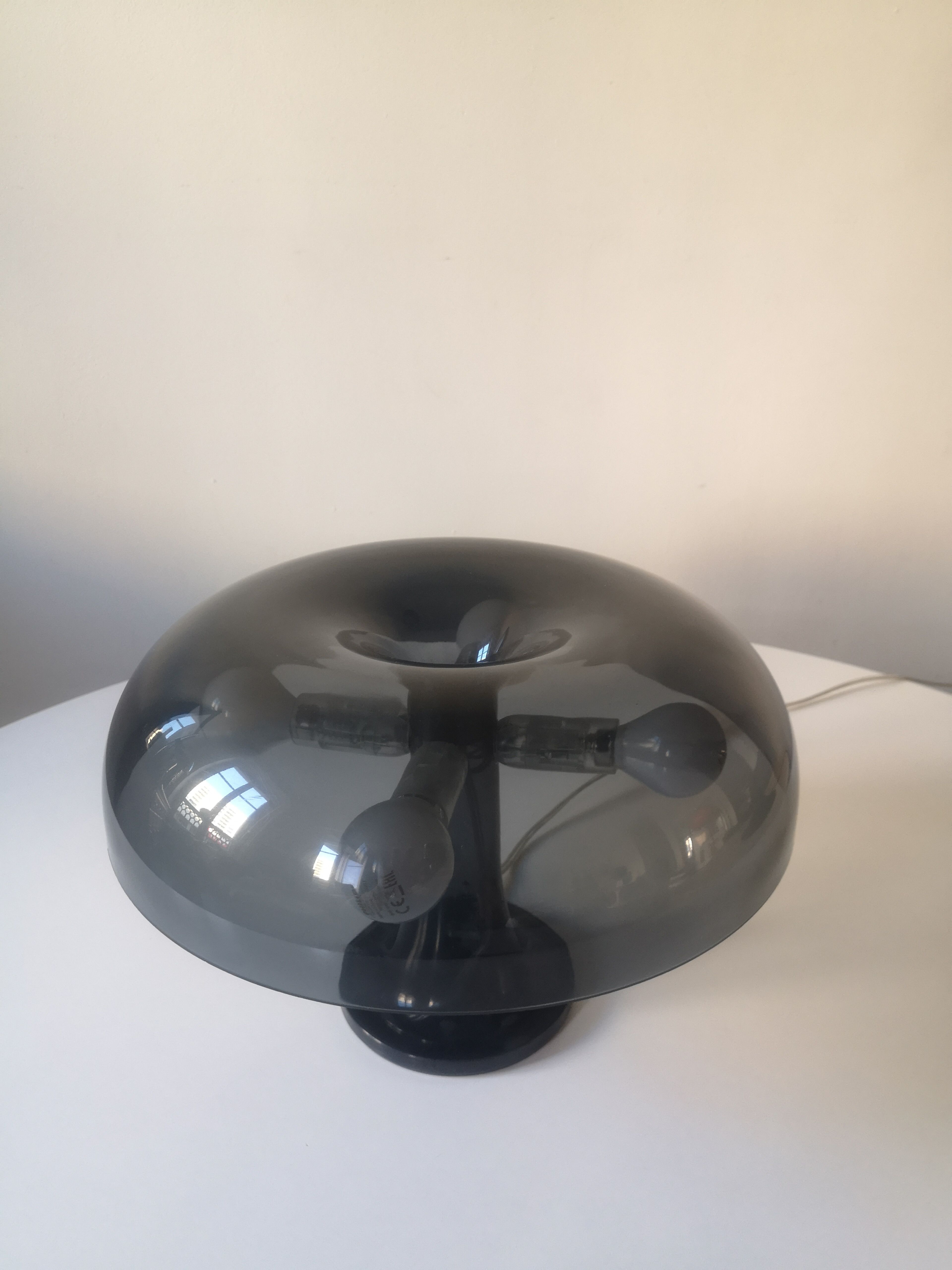 Artemide mushroom design lamp by Giancarlo Mattioli, 1960