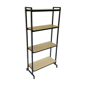 Etagere 1950 en métal et formica