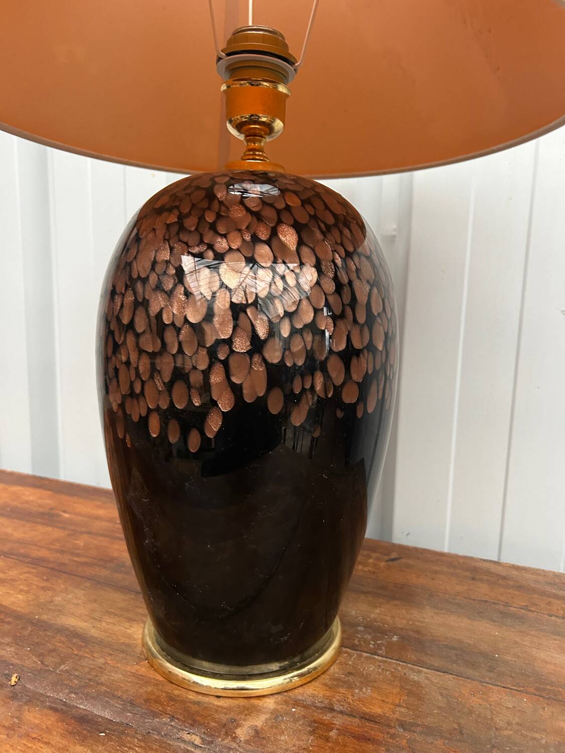 Aventurine Lamp in Murano Glass by V Nason, 1969