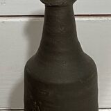 Set of two folk art ceramic bottles