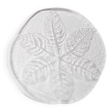 Large Kosta Boda Glass Cheese Platter: Vintage Leaf Design by Wärff / 1975