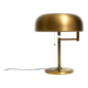 Extraordinary heavy 1960s XXL brass table lamp by Staff with a swivel joint
