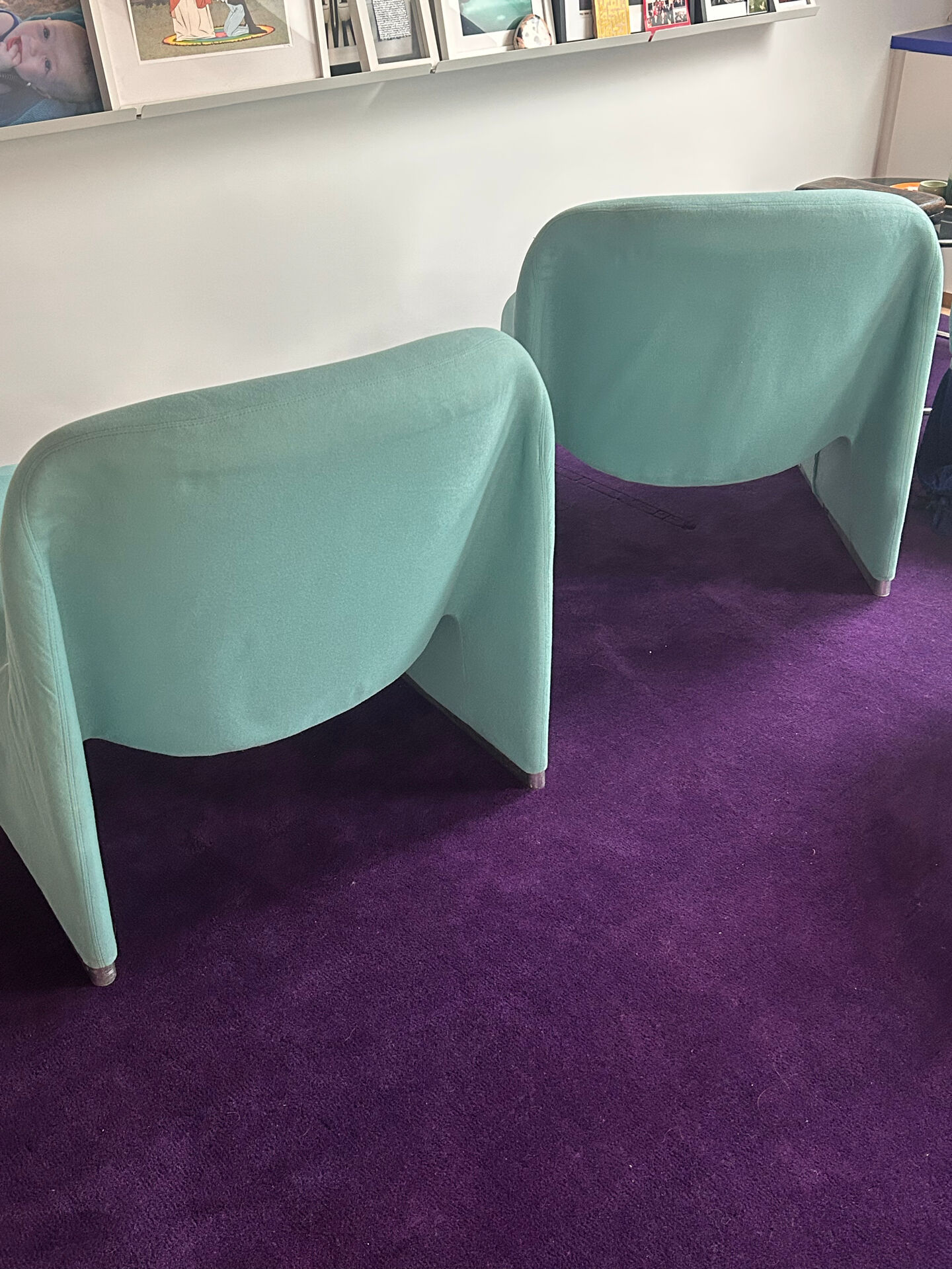 Alki Giancarlo Piretti armchairs