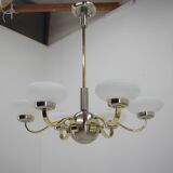 Large Art Deco Chandelier, 1930s, Restored