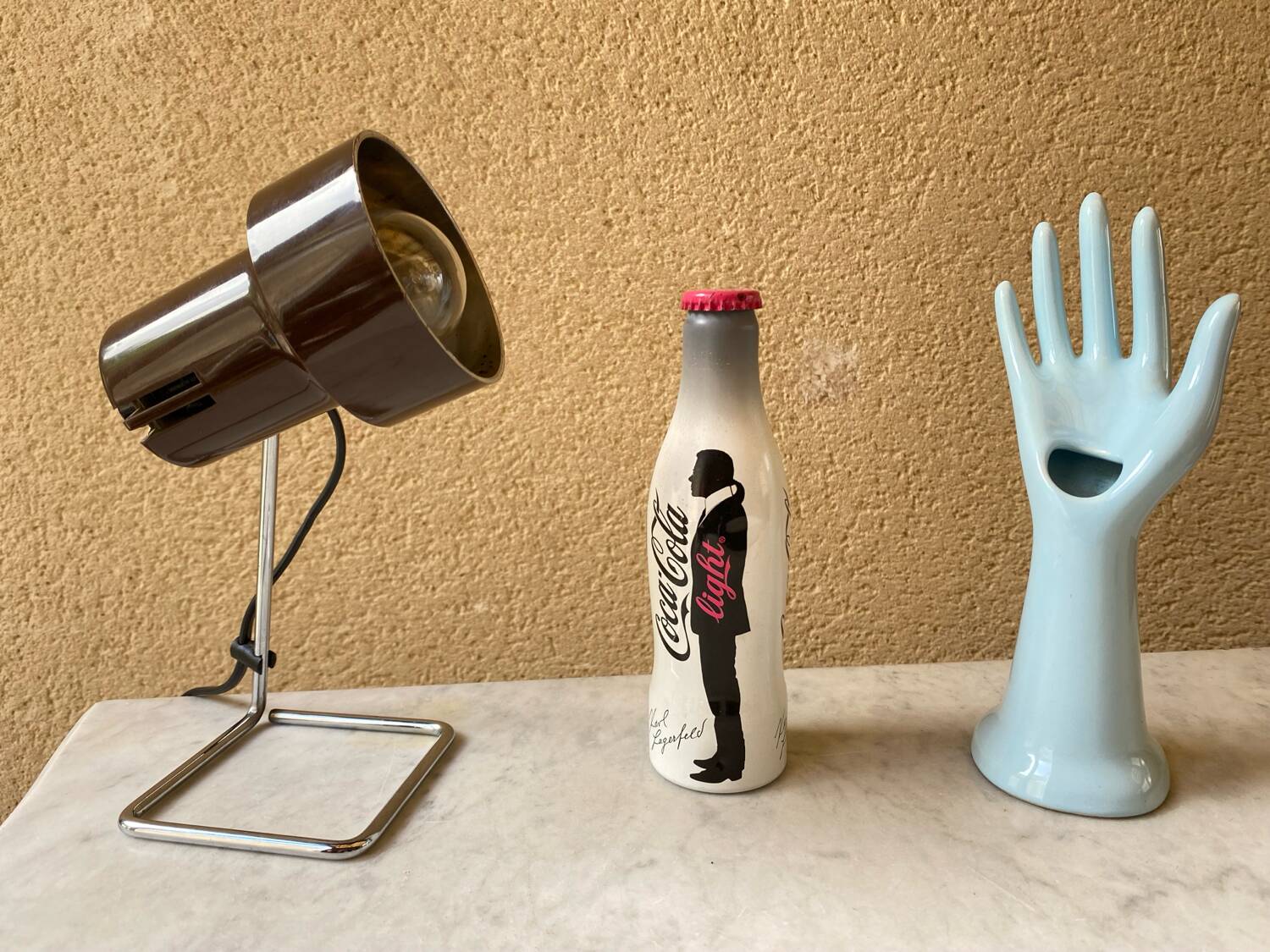 Bedside lamp mini spot vintage 70 original Prisunic pop Age