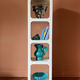 Vintage shelf from the 70s and 80s.