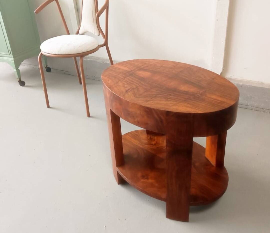 Art Deco rosewood pedestal table