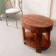 Art Deco rosewood pedestal table