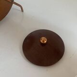 Pot vintage 1960 à tabac tabatière fut tonneau pipe vin - 25 x 14 cm