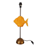 Vintage ceramic fish lamp base
