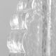 Tree-shaped soliflore vase in solid glass mid-century