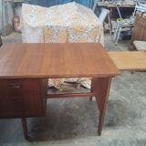 Vintage Scandinavian-inspired teak desk