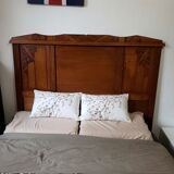 Vintage 50s oak headboard