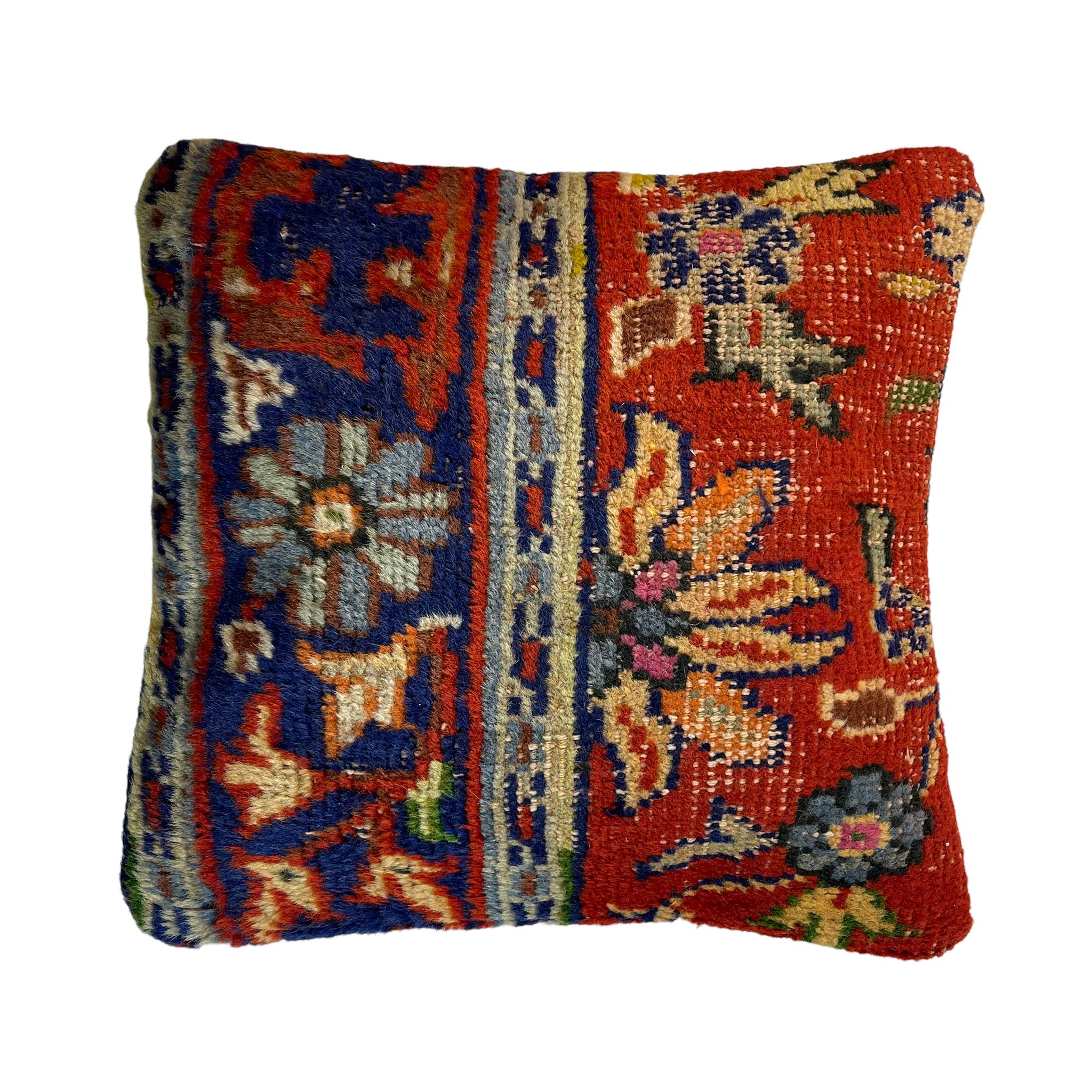 Housse de coussin de tapis turc vintage 45 x 45 cm