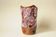 Fat Lava Ceramic Vase - Brown Purple - Organic Shape - 70s
